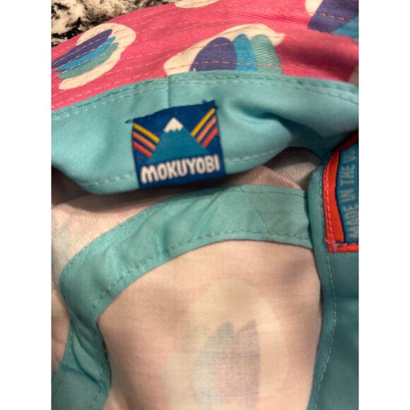 NWOT Mokuyobi Pink Bucket Hat Fun In The Sun Measures 9" Across on Inside - Picture 4 of 5